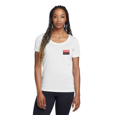 Nike Ladies Dri-FIT Cotton/Poly Scoop Neck Tee
