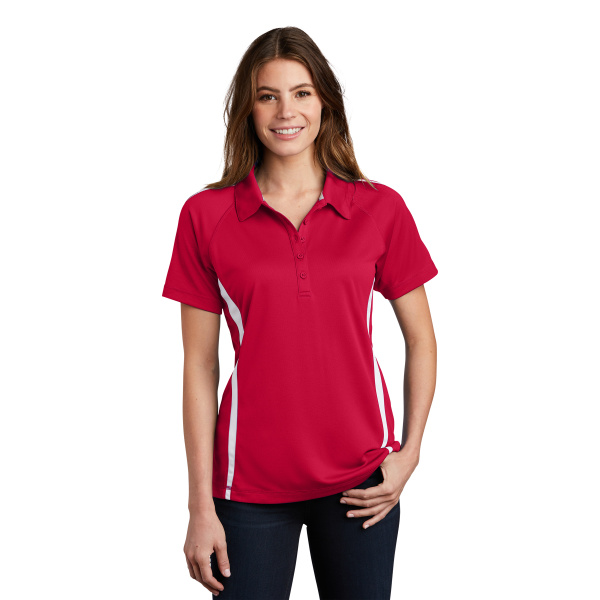 Sport-Tek® - Ladies PosiCharge Micro-Mesh™ Colorblock Polo