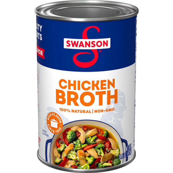 Swanson 100% Natural Chicken Broth [Test Product]